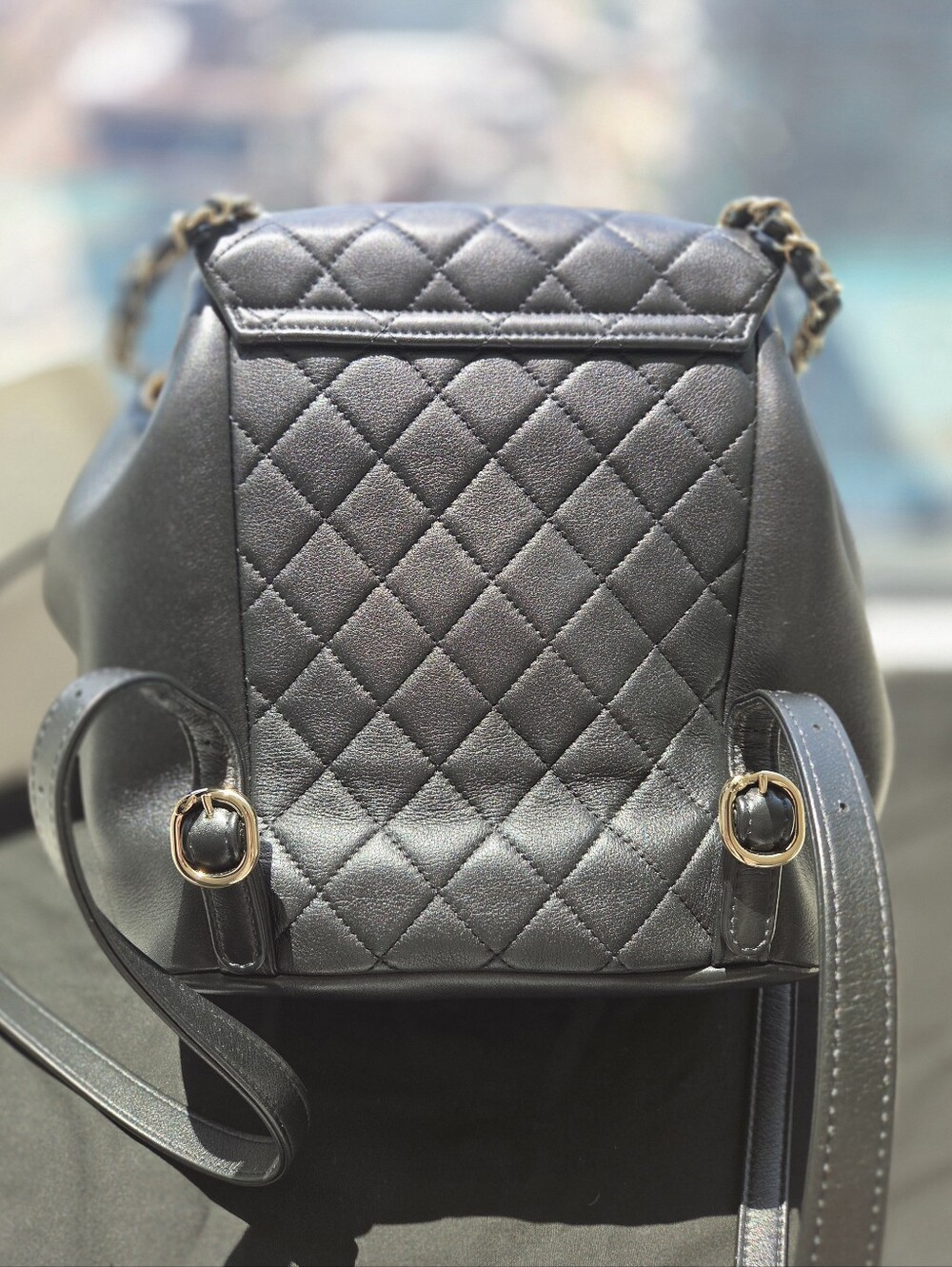 Chanel Large Duma Calfskin Leather Backpack Black - Picture 8 of 15